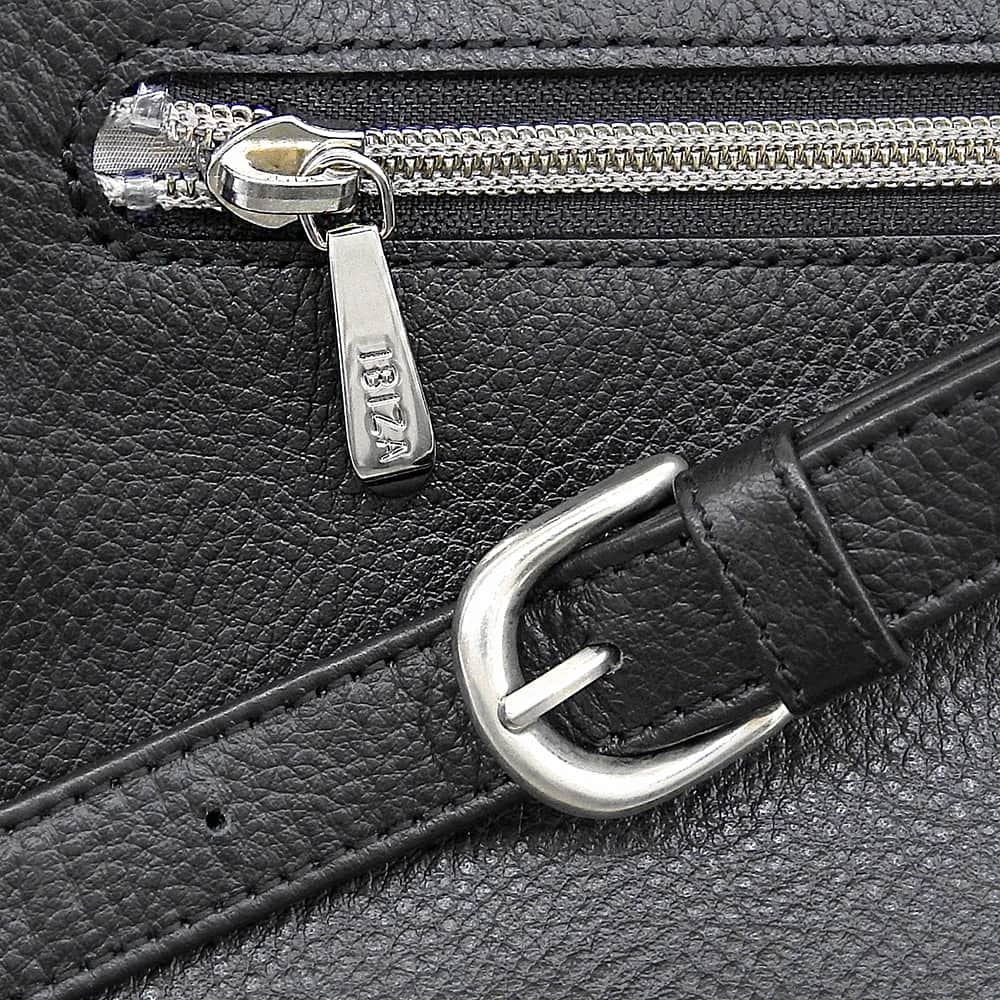 IBIZA イビザ 美品 インプレシオン ショルダーバッグ レディース ブラック ショルダーバッグ