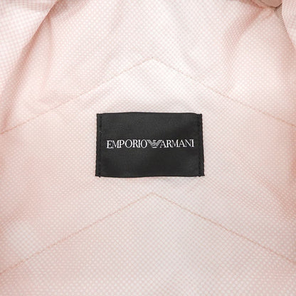 EMPORIOARMANI エンポリオアルマーニ 美品 オールオーバーイーグル ラウンド バッグパック リュック デイパック ナイロン ピンク リュック バックパック