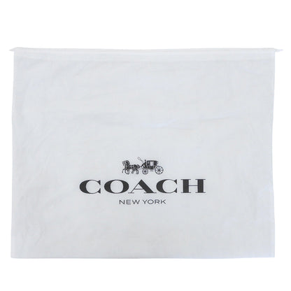 COACH コーチ キャンバス×レザー トートバッグ レディース ホワイト×ブラック F72847 トートバッグ