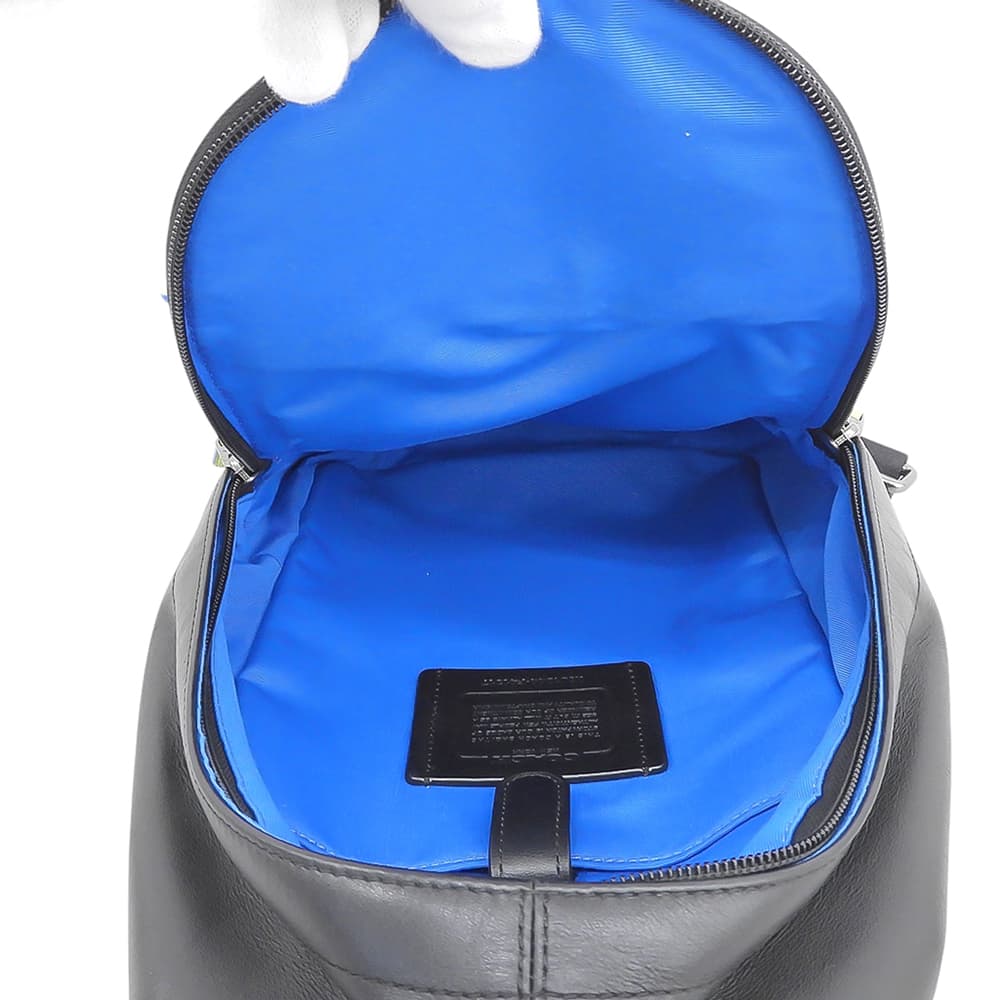 COACH コーチ レザー シグネチャー ボディバッグ メンズ 黒 ブラック F41317 ボディバッグ