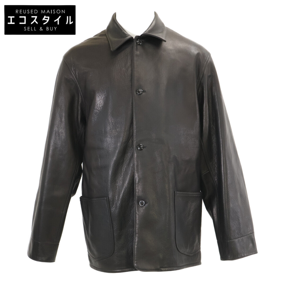blurhms ブラームス 【新品同様/25AW】BHS25F002 Steer Leather Coverall レザー カバーオール ジャケット