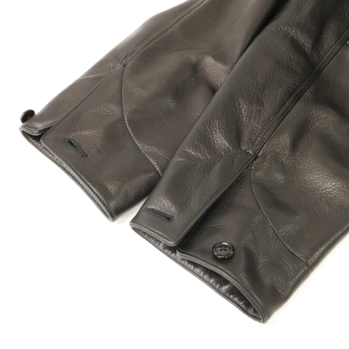 blurhms ブラームス 【新品同様/25AW】BHS25F002 Steer Leather Coverall レザー カバーオール ジャケット
