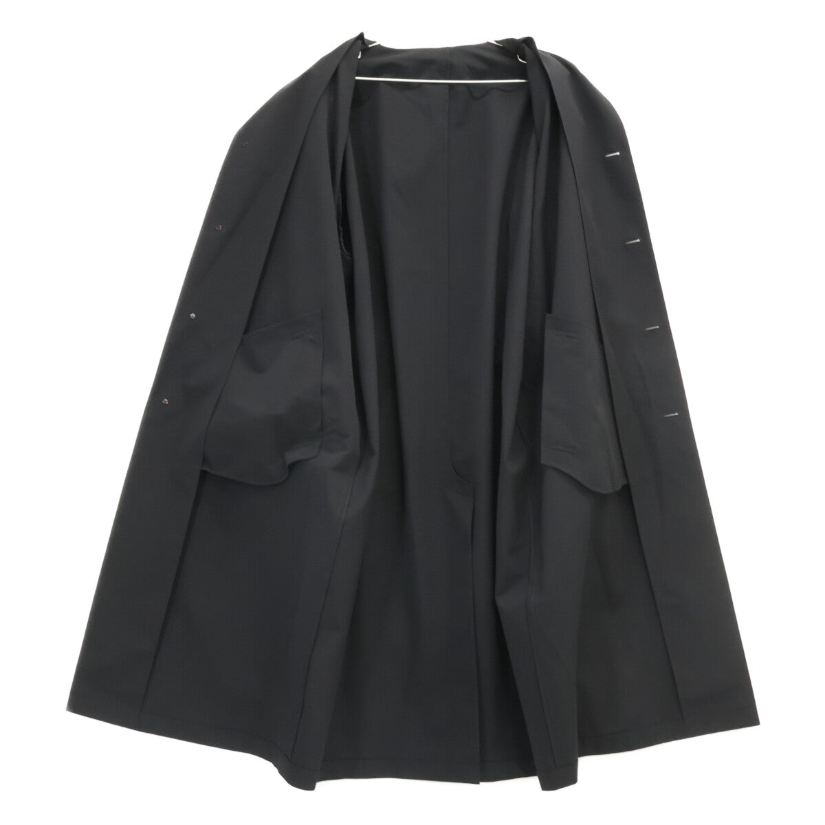 AURALEE オーラリー 【新品同様/26SS】A26SC01WC WOOL MAX CANVAS COAT レザーカラー ベルト付 ウール ロング コート