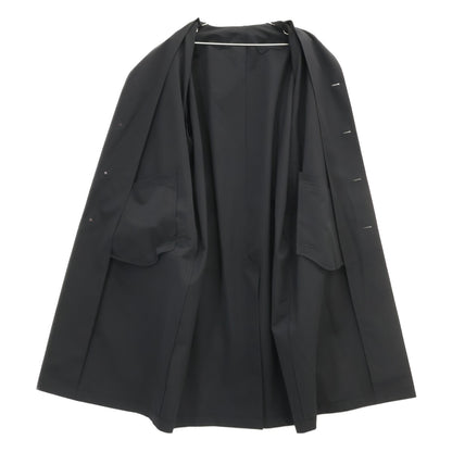 AURALEE オーラリー 【新品同様/26SS】A26SC01WC WOOL MAX CANVAS COAT レザーカラー ベルト付 ウール ロング コート