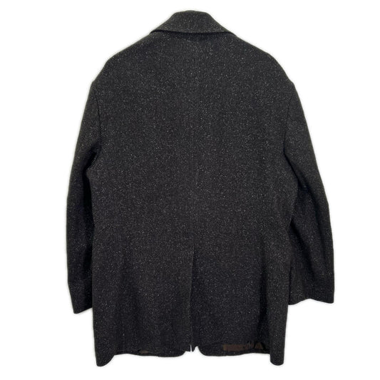 EL エル 25AW ブラウン ウール×シルク ヘリンボーン 2Bテーラードジャケット ジャケット