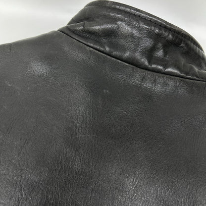 schott ショット ブラック レザー 641 ボアライナー付き シングルライダース ジャケット ジャケット