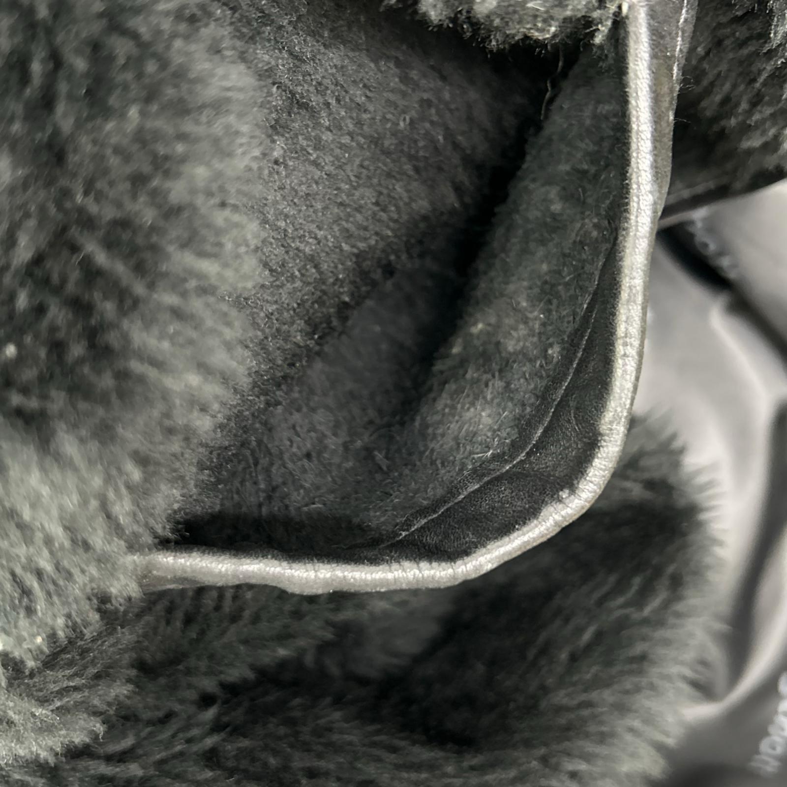 schott ショット ブラック レザー 641 ボアライナー付き シングルライダース ジャケット ジャケット