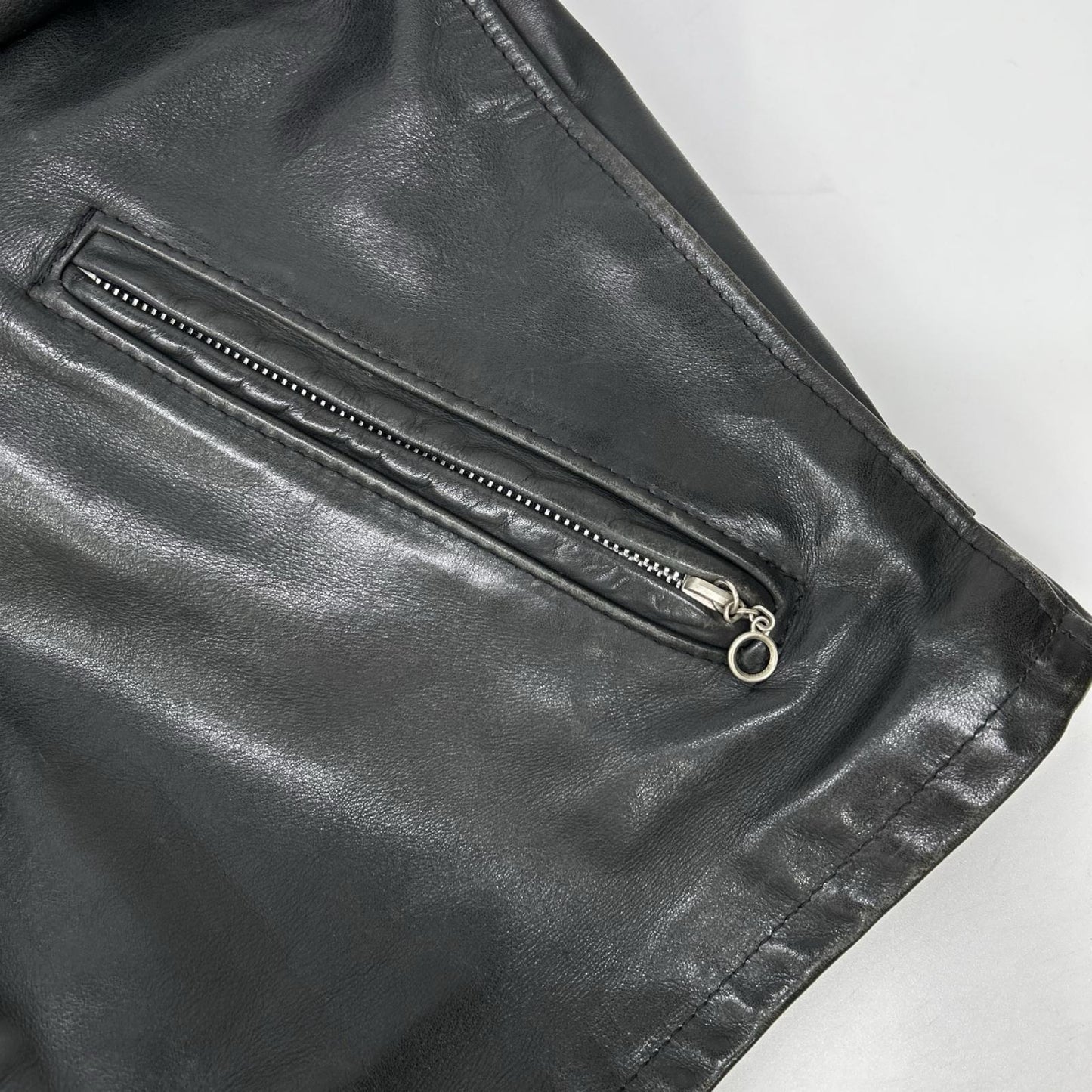 schott ショット ブラック レザー 641 ボアライナー付き シングルライダース ジャケット ジャケット
