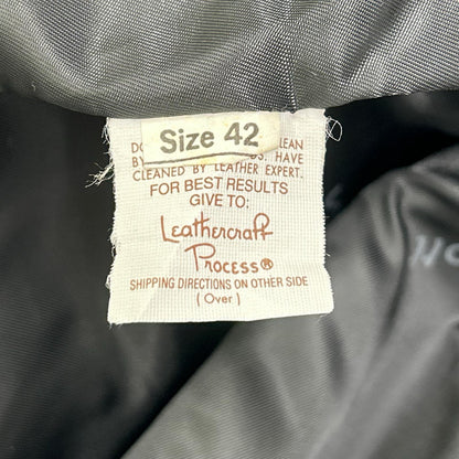 schott ショット ブラック レザー 641 ボアライナー付き シングルライダース ジャケット ジャケット