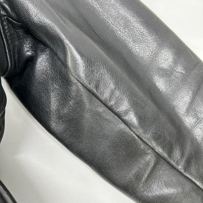 schott ショット ブラック レザー 641 ボアライナー付き シングルライダース ジャケット ジャケット