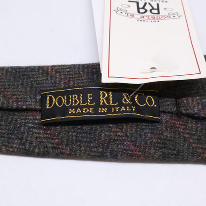 RRL ダブルアールエル 【新品同様】MNRRNKW39O20157 イタリア製 チェック柄 カシミヤ混ウール ネクタイ
