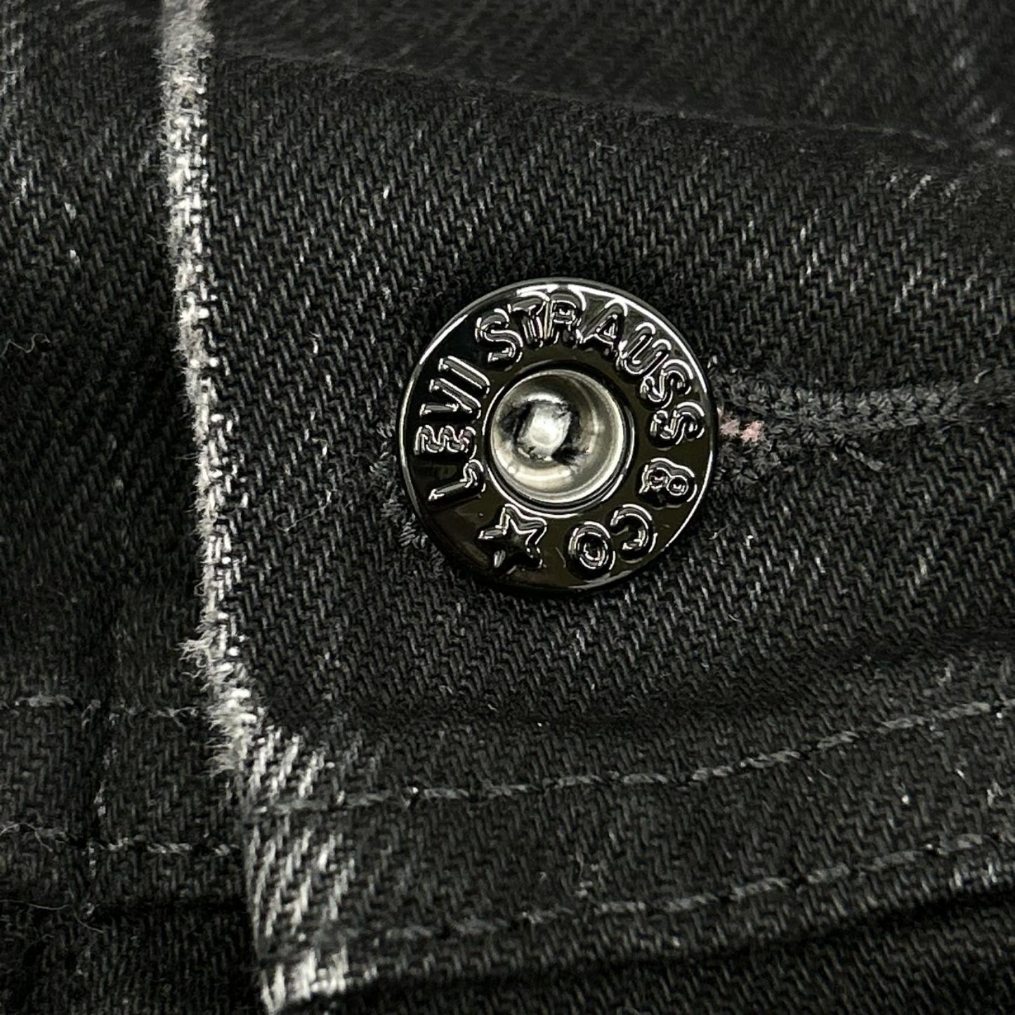 LEVI'S リーバイス EDIFICE別注 26-011-310-0009 ブラック コットン×カウレザー 2nd Type トラッカー ジャケット ジャケット