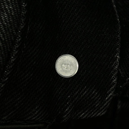 LEVI'S リーバイス EDIFICE別注 26-011-310-0009 ブラック コットン×カウレザー 2nd Type トラッカー ジャケット ジャケット