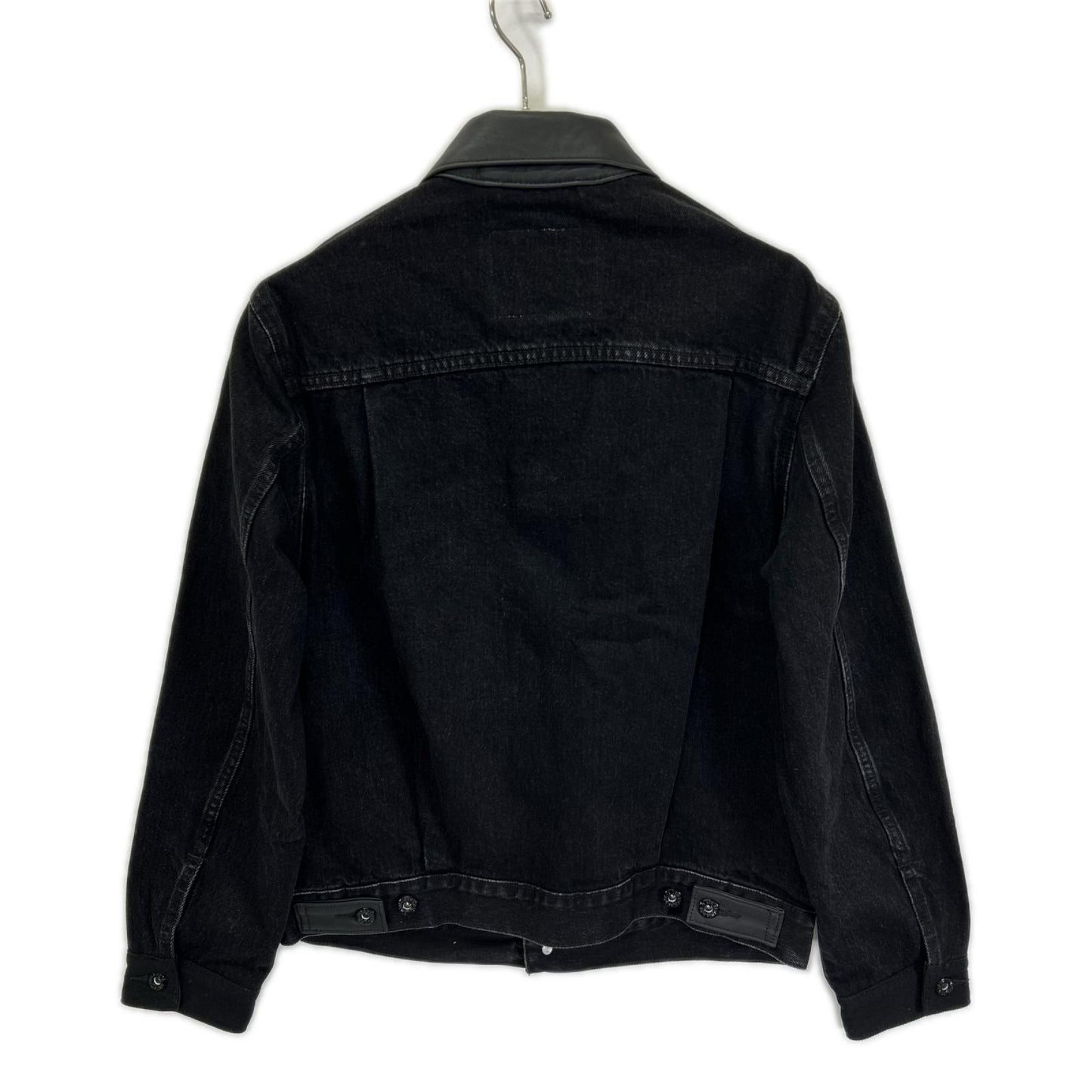 LEVI'S リーバイス EDIFICE別注 26-011-310-0009 ブラック コットン×カウレザー 2nd Type トラッカー ジャケット ジャケット