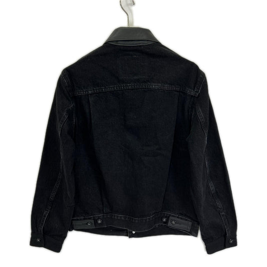 LEVI'S リーバイス EDIFICE別注 26-011-310-0009 ブラック コットン×カウレザー 2nd Type トラッカー ジャケット ジャケット
