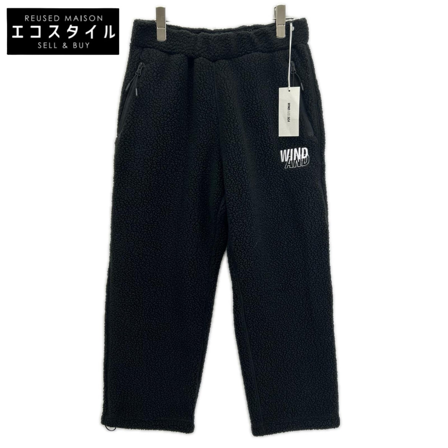 WIND AND SEA ウィンダンシ― WDS-C-PRT-26-Q2-PT-01 ブラック POLARTEC Thermal Boa Fleece Pants ボトムス