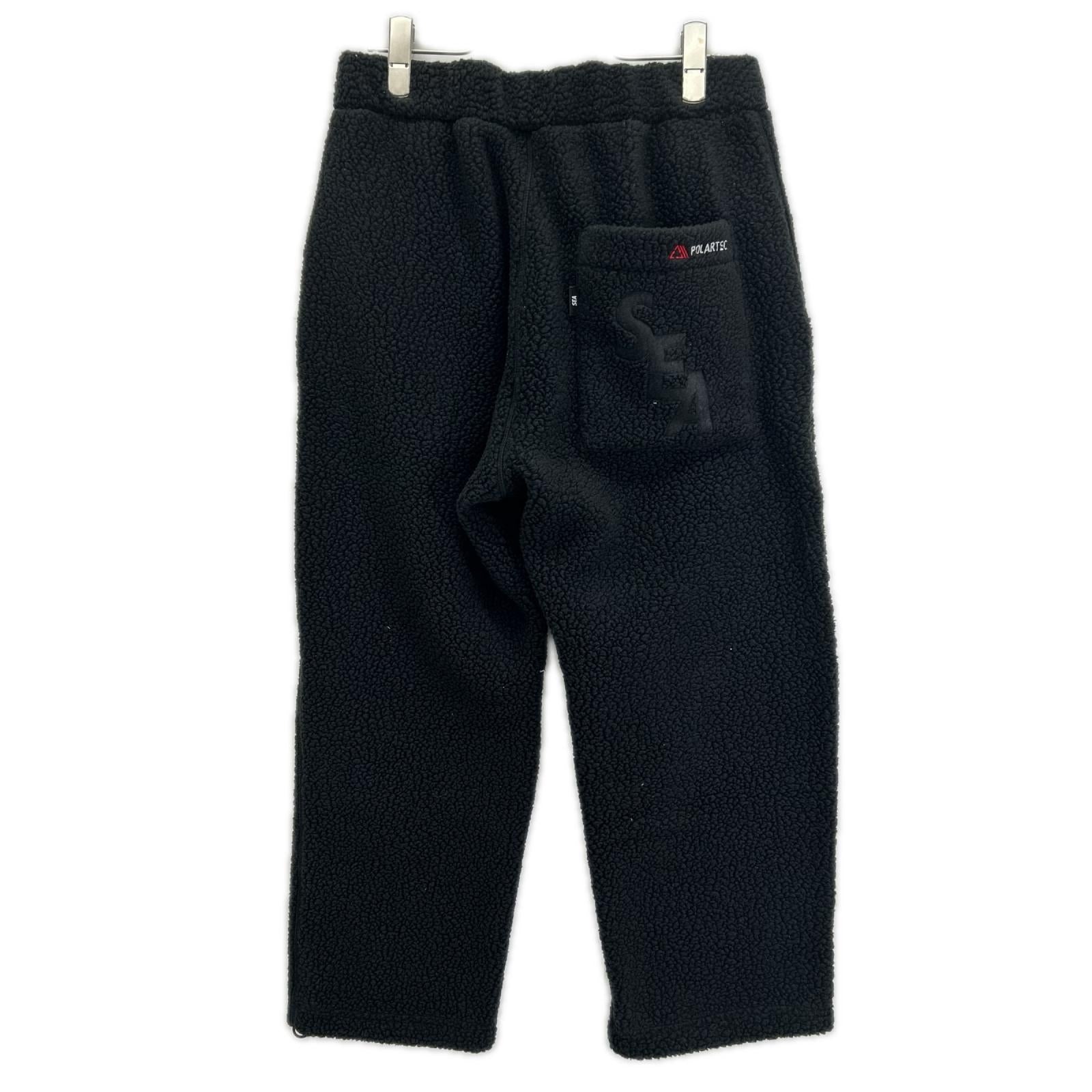 WIND AND SEA ウィンダンシ― WDS-C-PRT-26-Q2-PT-01 ブラック POLARTEC Thermal Boa Fleece Pants ボトムス