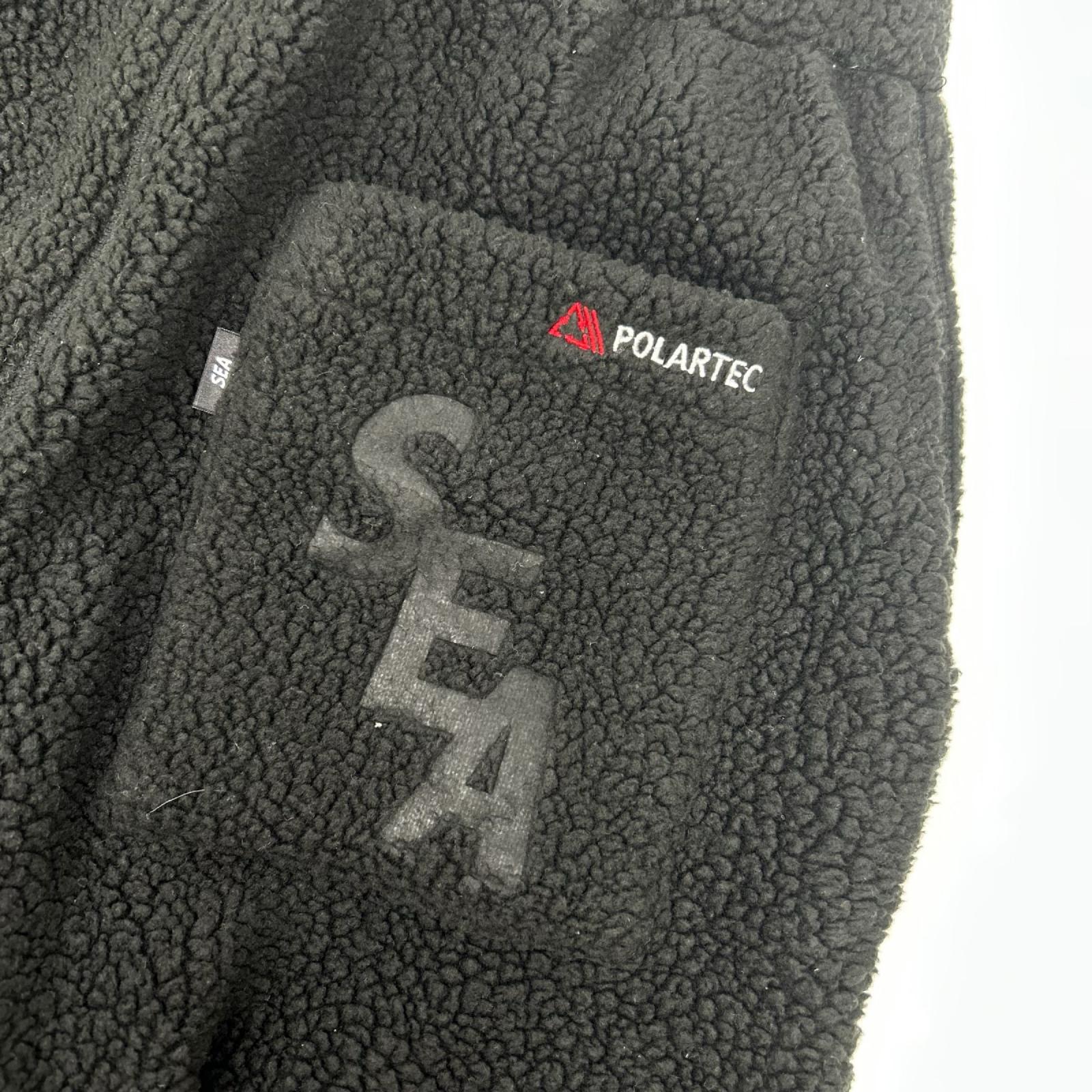 WIND AND SEA ウィンダンシ― WDS-C-PRT-26-Q2-PT-01 ブラック POLARTEC Thermal Boa Fleece Pants ボトムス