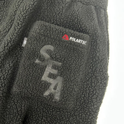 WIND AND SEA ウィンダンシ― WDS-C-PRT-26-Q2-PT-01 ブラック POLARTEC Thermal Boa Fleece Pants ボトムス