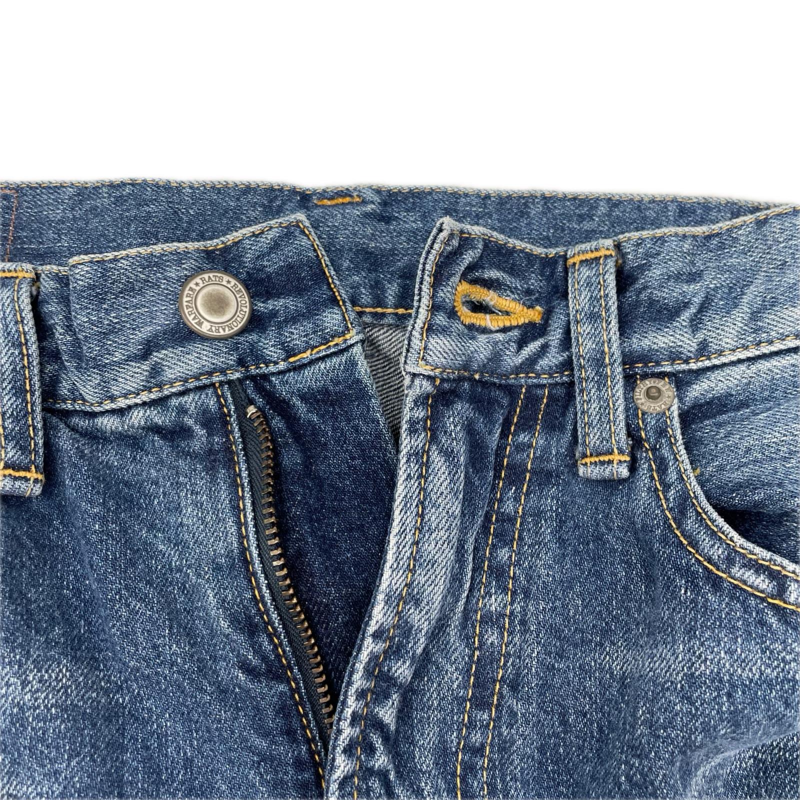 RATS ラッツ 26SS 26'RD-0211 インディゴ コットン 11oz VINTAGE WASH DENIM PANTS ボトムス