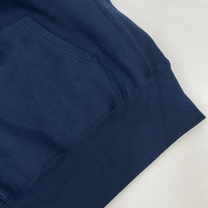 Champion チャンピオン C3-A119 ネイビー コットン リバースウィーブ USAFA ハーフジップ フーディスウェットプルオーバー トップス