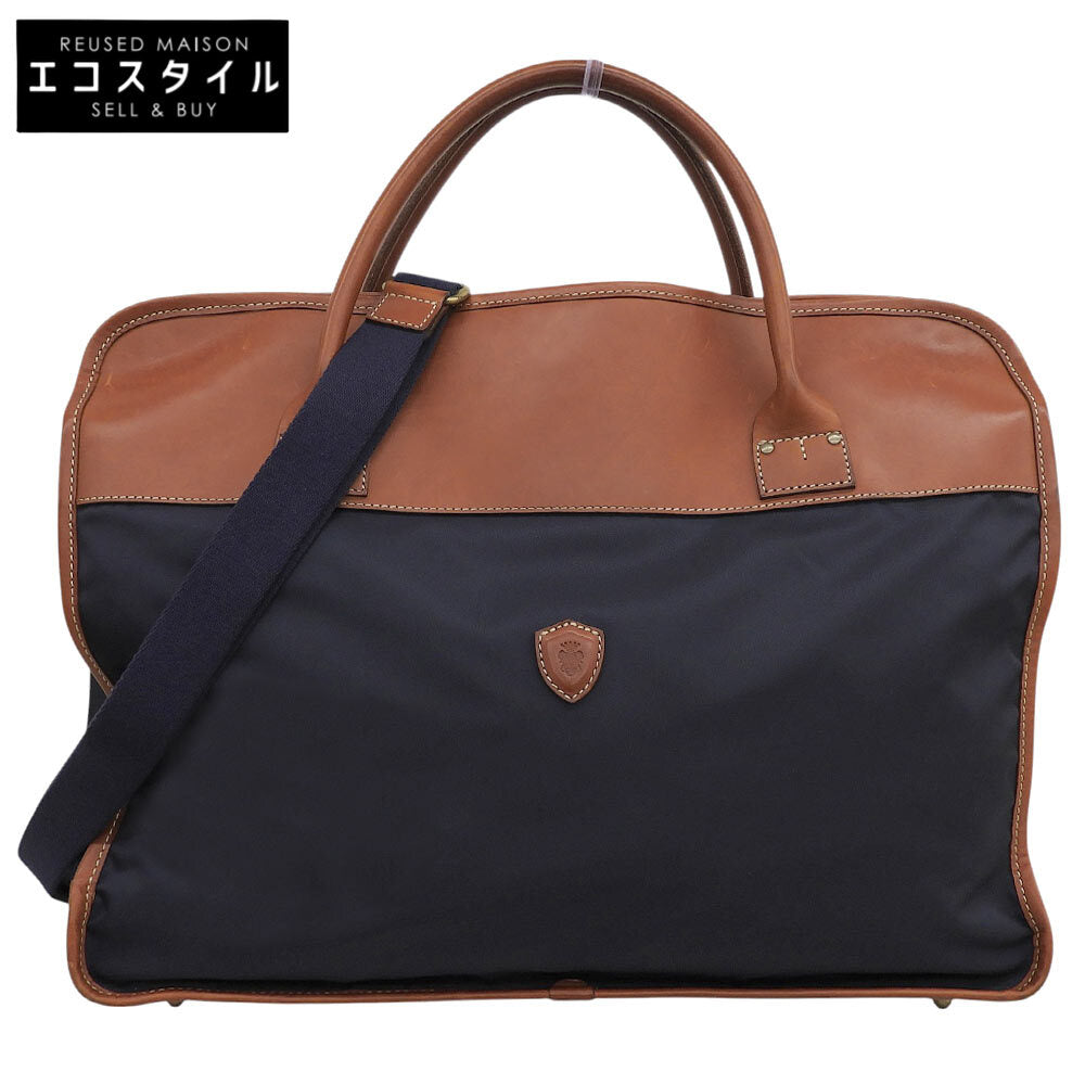 Felisi フェリージ 2WAY ブリーフケース ショルダーバッグ ビジネスバッグ メンズ ナイロン×レザー ネイビー×ブラウン 1769 ビジネスバッグ ブリーフケース