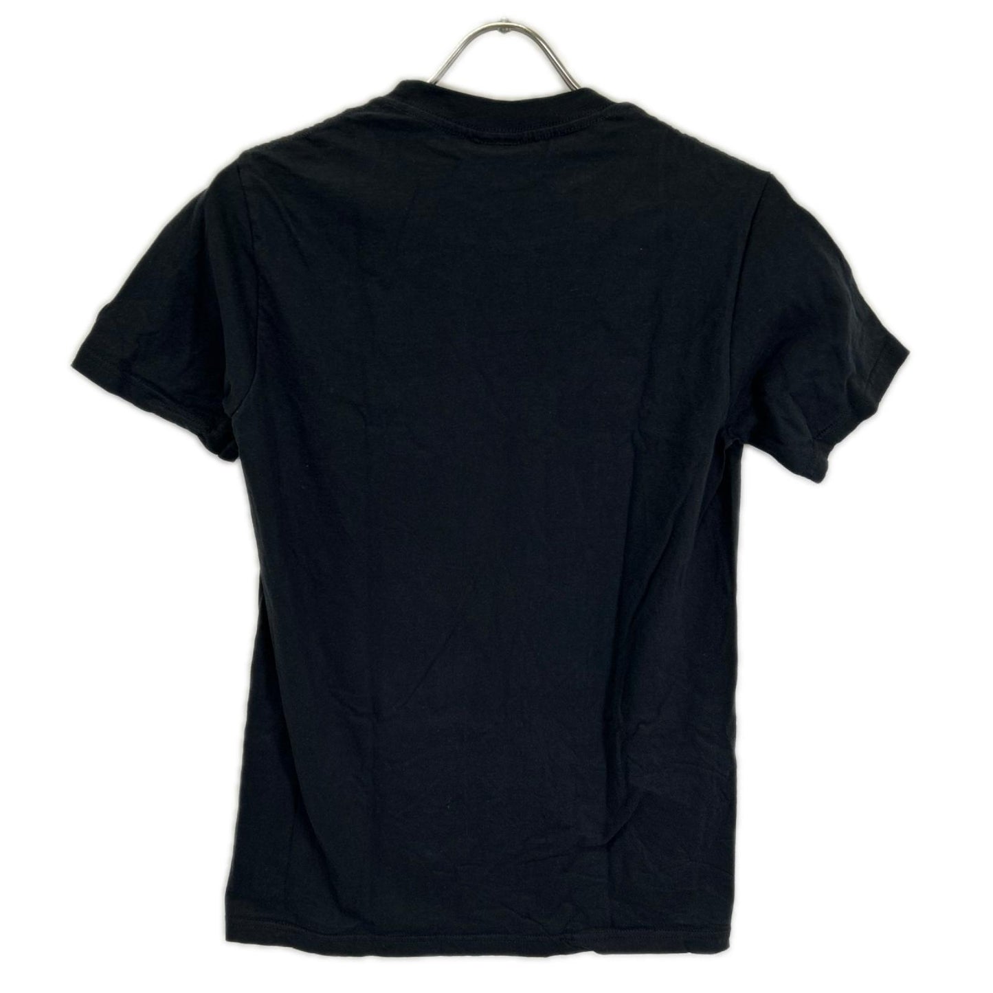 Lewis Leathers ルイスレザー ブラック イングランド製 ラウンドパッチ ロゴプリントTシャツ トップス