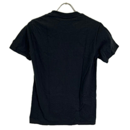 Lewis Leathers ルイスレザー ブラック イングランド製 ラウンドパッチ ロゴプリントTシャツ トップス