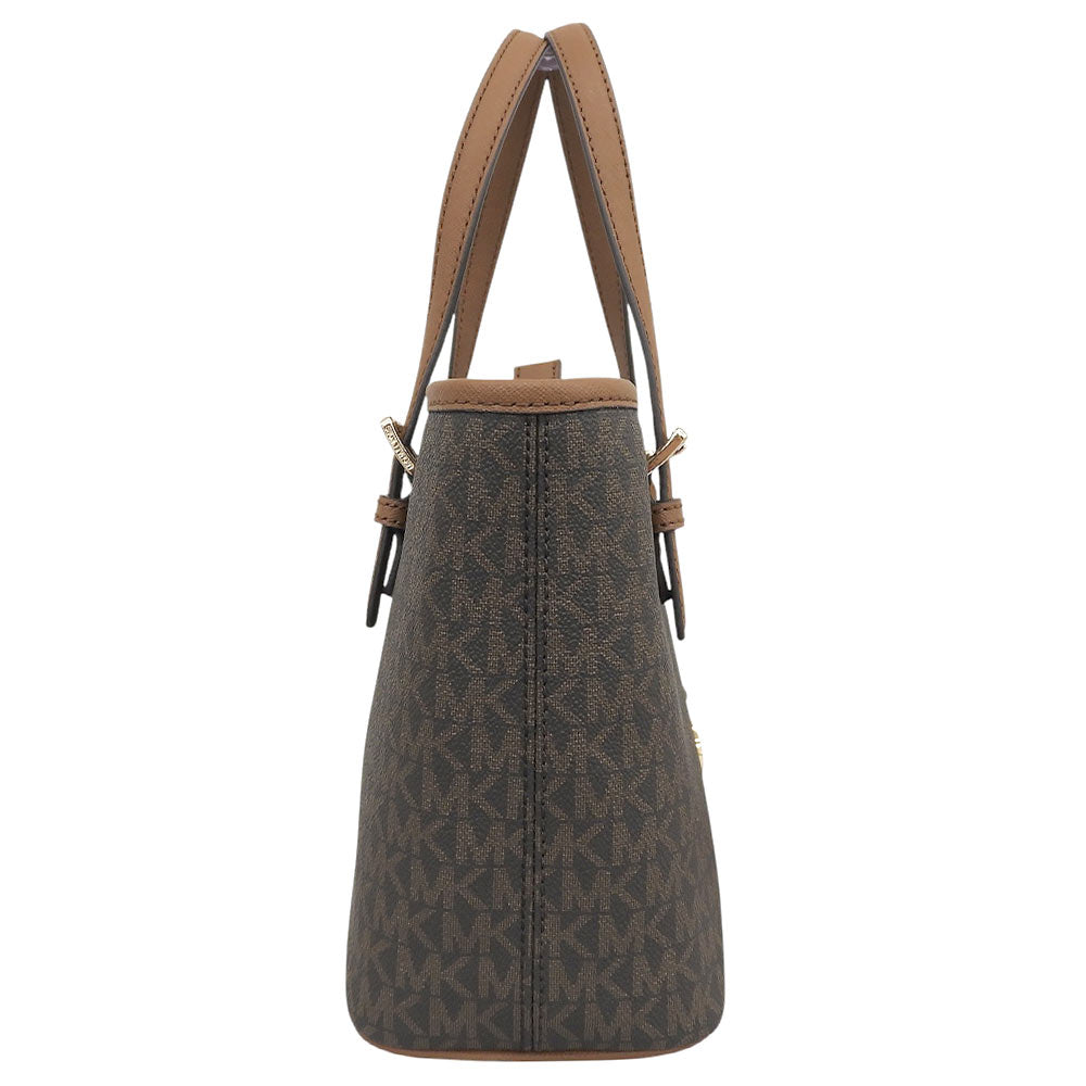 MICHAEL KORS マイケルコース 美品 シグネチャー 2WAY ショルダーバッグ ハンドバッグ レディース ブラウン 35T9GTVT0B ハンドバッグ