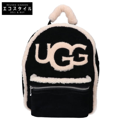 UGG アグ 【美品】1093568 DANNIE BACKPACK SHEEPSKIN ロゴデザイン シープスキン バックパック リュック バックパック