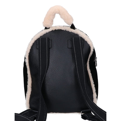UGG アグ 【美品】1093568 DANNIE BACKPACK SHEEPSKIN ロゴデザイン シープスキン バックパック リュック バックパック