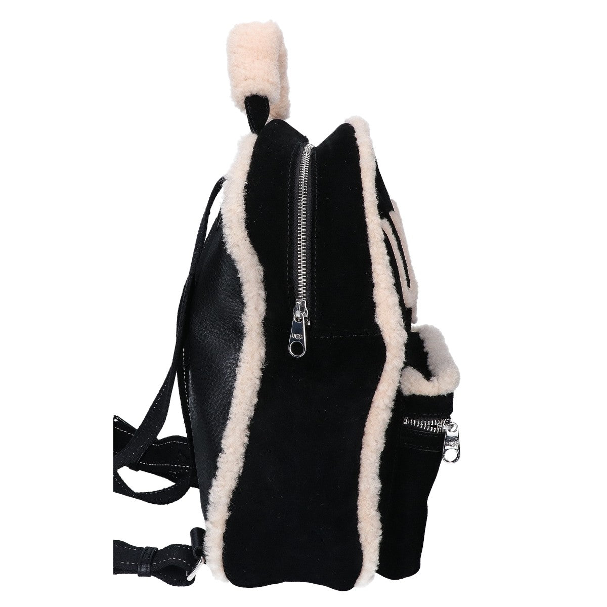 UGG アグ 【美品】1093568 DANNIE BACKPACK SHEEPSKIN ロゴデザイン シープスキン バックパック リュック バックパック