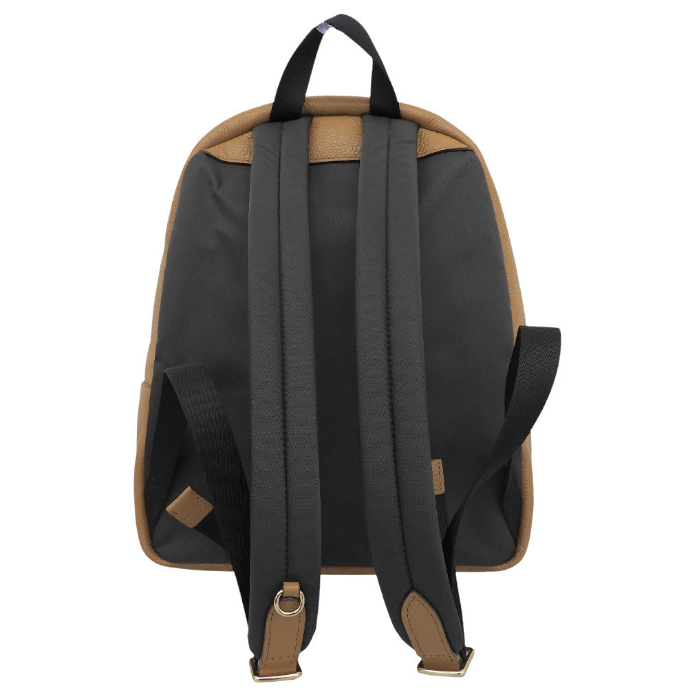COACH コーチ 美品 リファインド ペプルドレザー メタルロゴ バックパック リュック・デイパック ブラウン × ゴールド金具 F30550 リュック バックパック