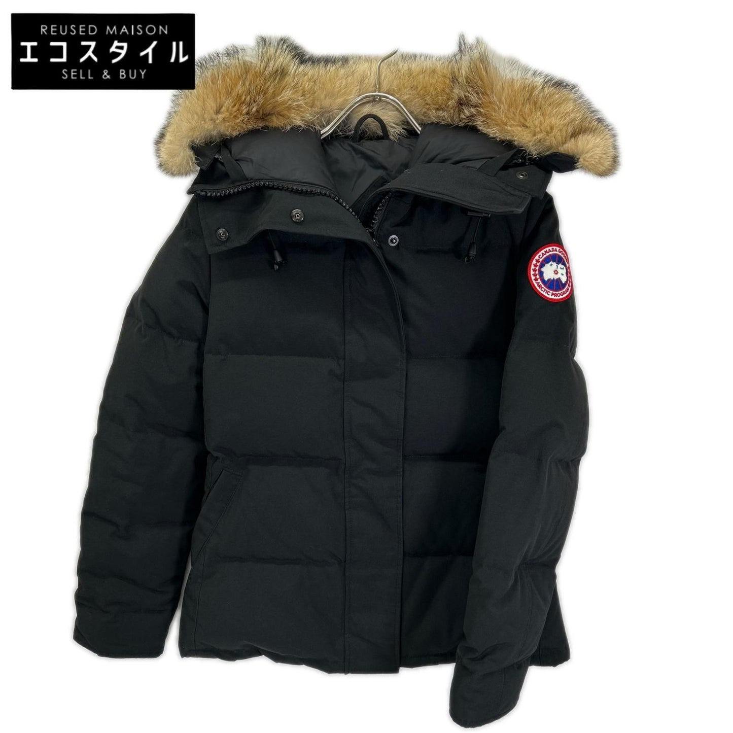 CANADA GOOSE カナダグース 2604JL ブラック コヨーテファー PORTLAND PARKA/ポートランドパーカ フーデッドダウンコート ジャケット