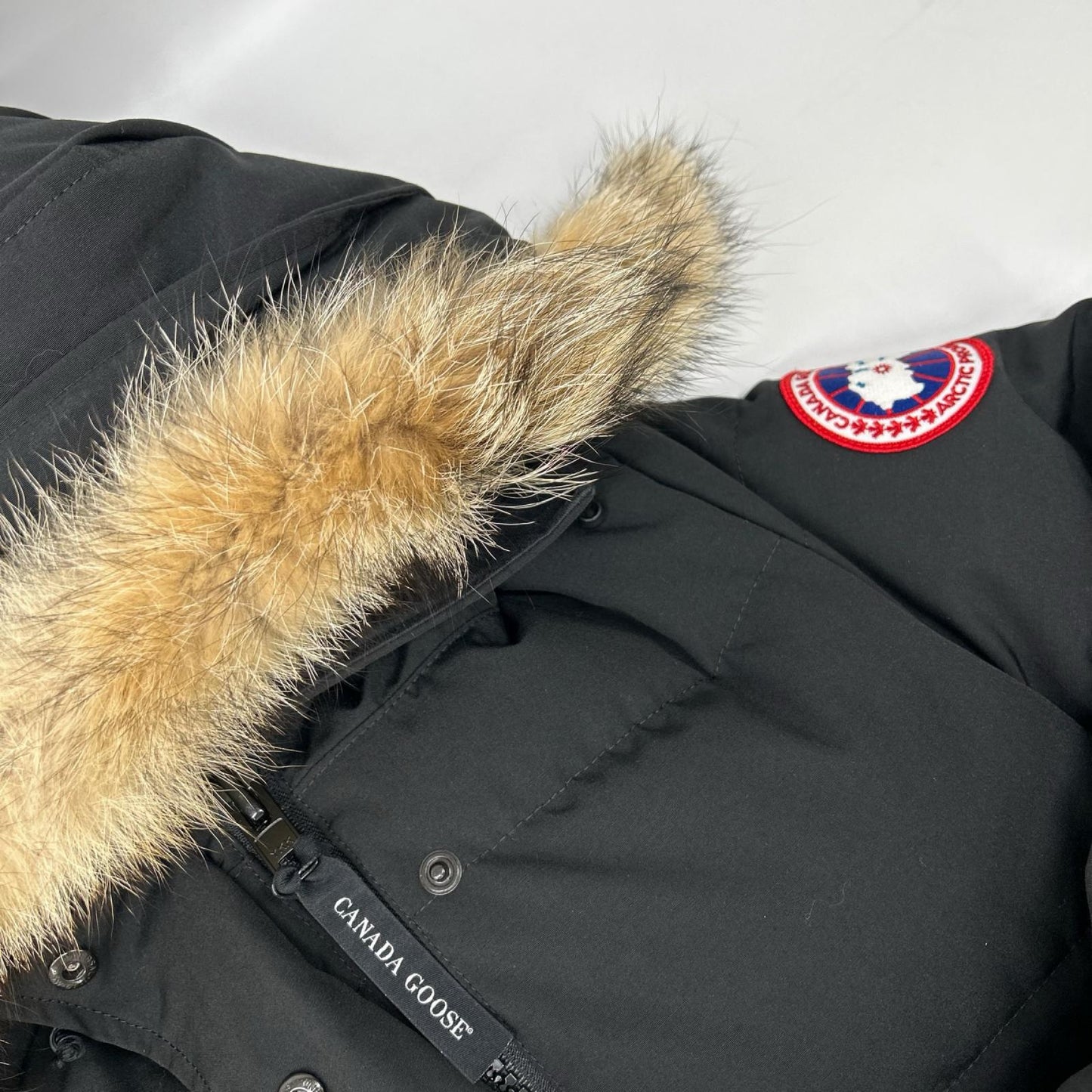 CANADA GOOSE カナダグース 2604JL ブラック コヨーテファー PORTLAND PARKA/ポートランドパーカ フーデッドダウンコート ジャケット