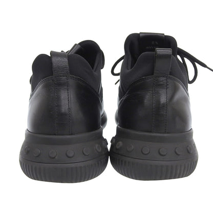 TOD'S トッズ NO CODE 01 ノーコード レザー×ネオプレン スニーカー シューズ メンズ ブラック 8 1/2 シューズ