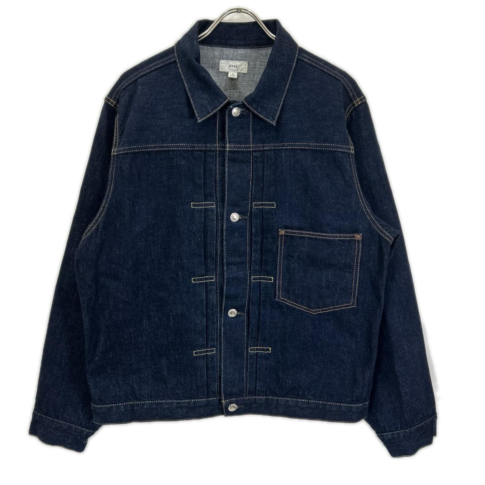 HYKE ハイク 【UNITED ARROWS別注】インディゴ ユーズドウォッシュ&ワンウォッシュ シンチバック TYPE1 DENIM JACKET/デニムジャケット ジャケット