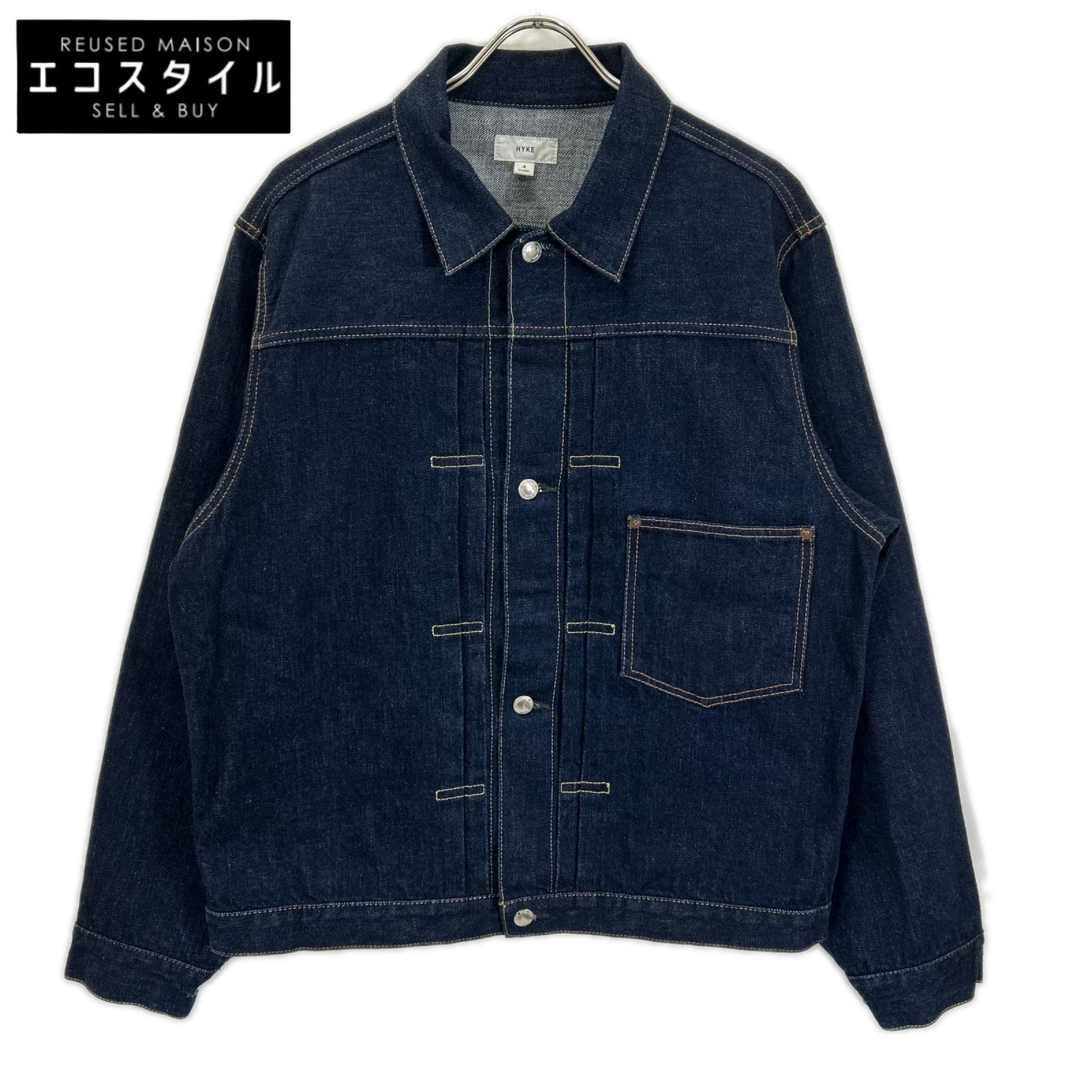 HYKE ハイク 【UNITED ARROWS別注】インディゴ ユーズドウォッシュ&ワンウォッシュ シンチバック TYPE1 DENIM JACKET/デニムジャケット ジャケット