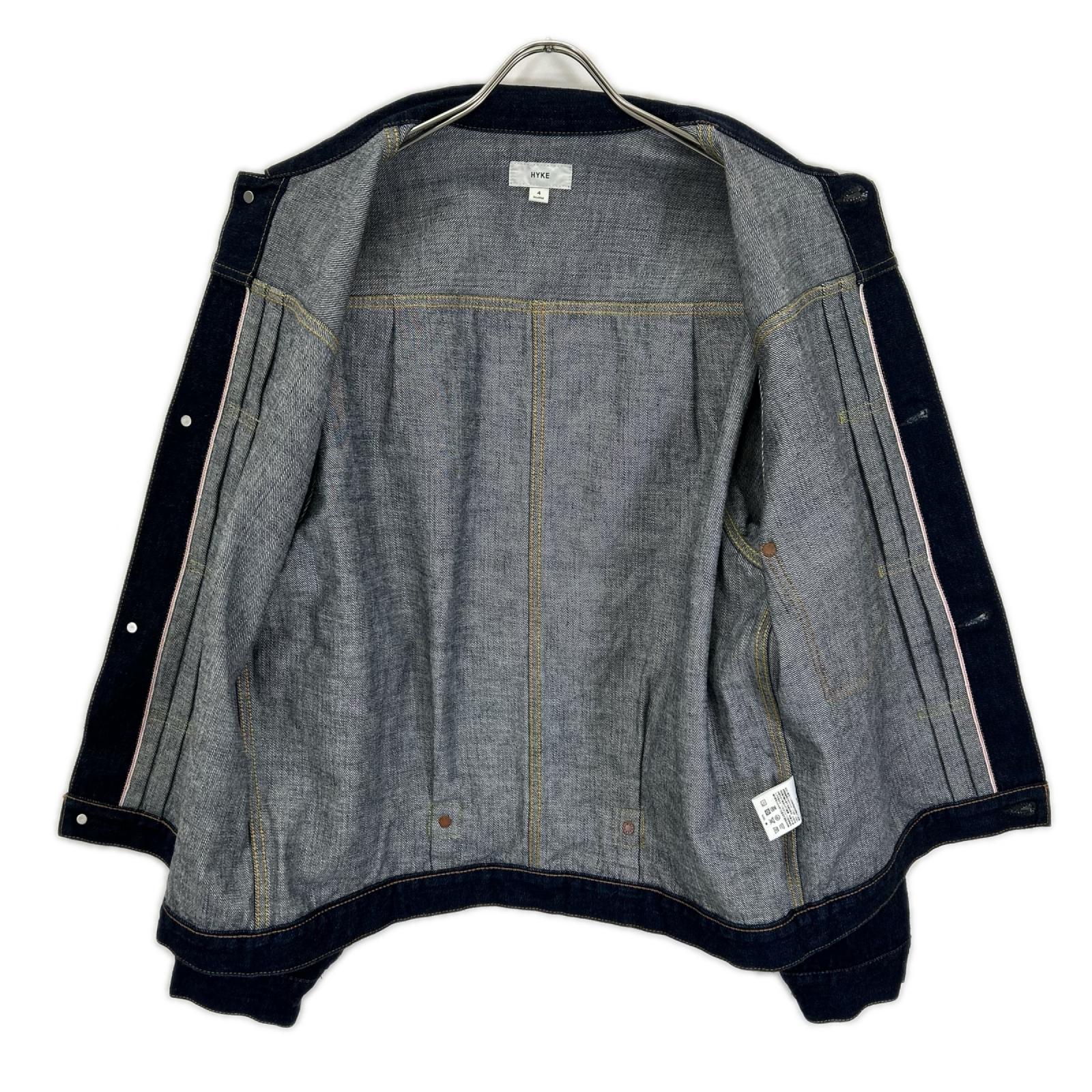 HYKE ハイク 【UNITED ARROWS別注】インディゴ ユーズドウォッシュ&ワンウォッシュ シンチバック TYPE1 DENIM JACKET/デニムジャケット ジャケット