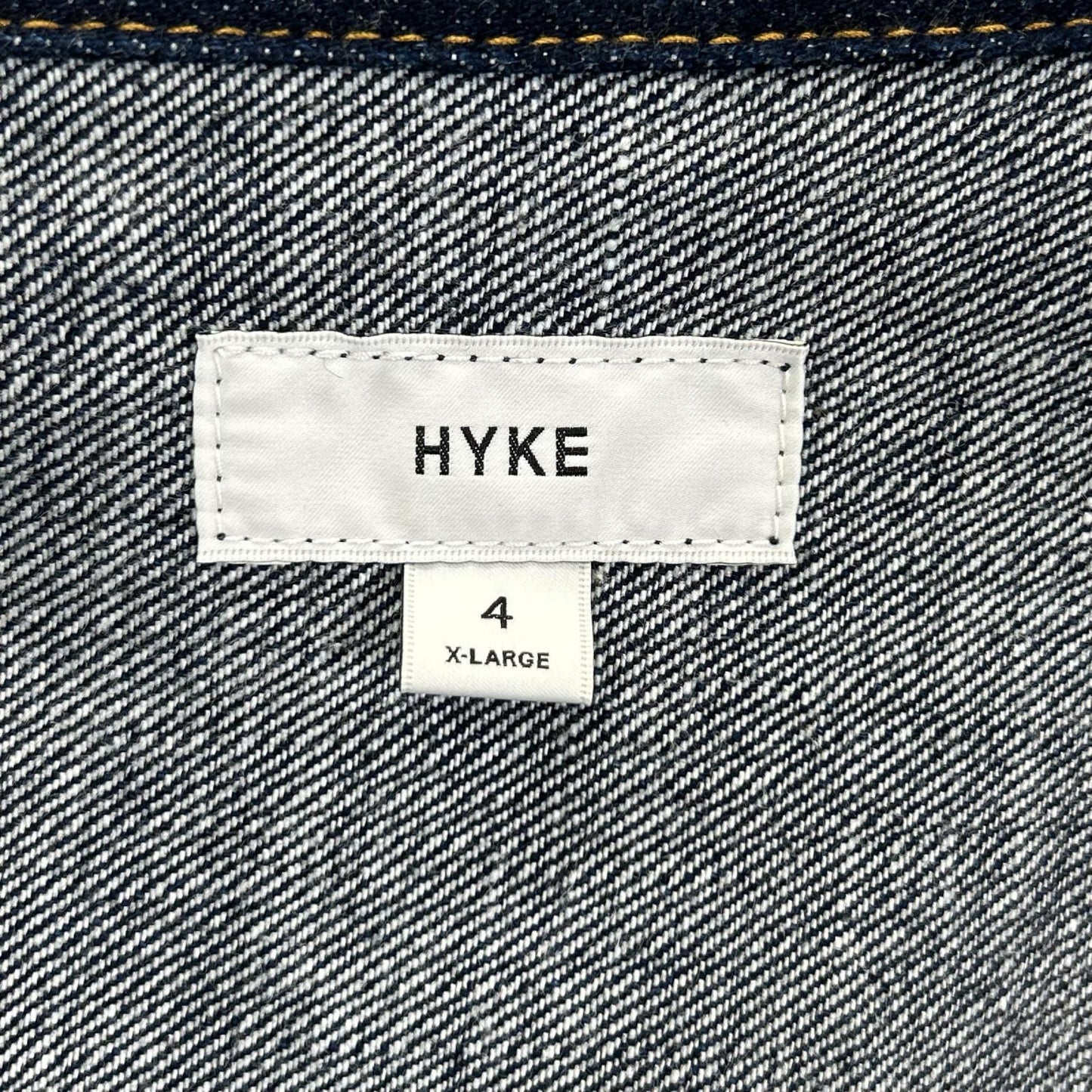 HYKE ハイク 【UNITED ARROWS別注】インディゴ ユーズドウォッシュ&ワンウォッシュ シンチバック TYPE1 DENIM JACKET/デニムジャケット ジャケット