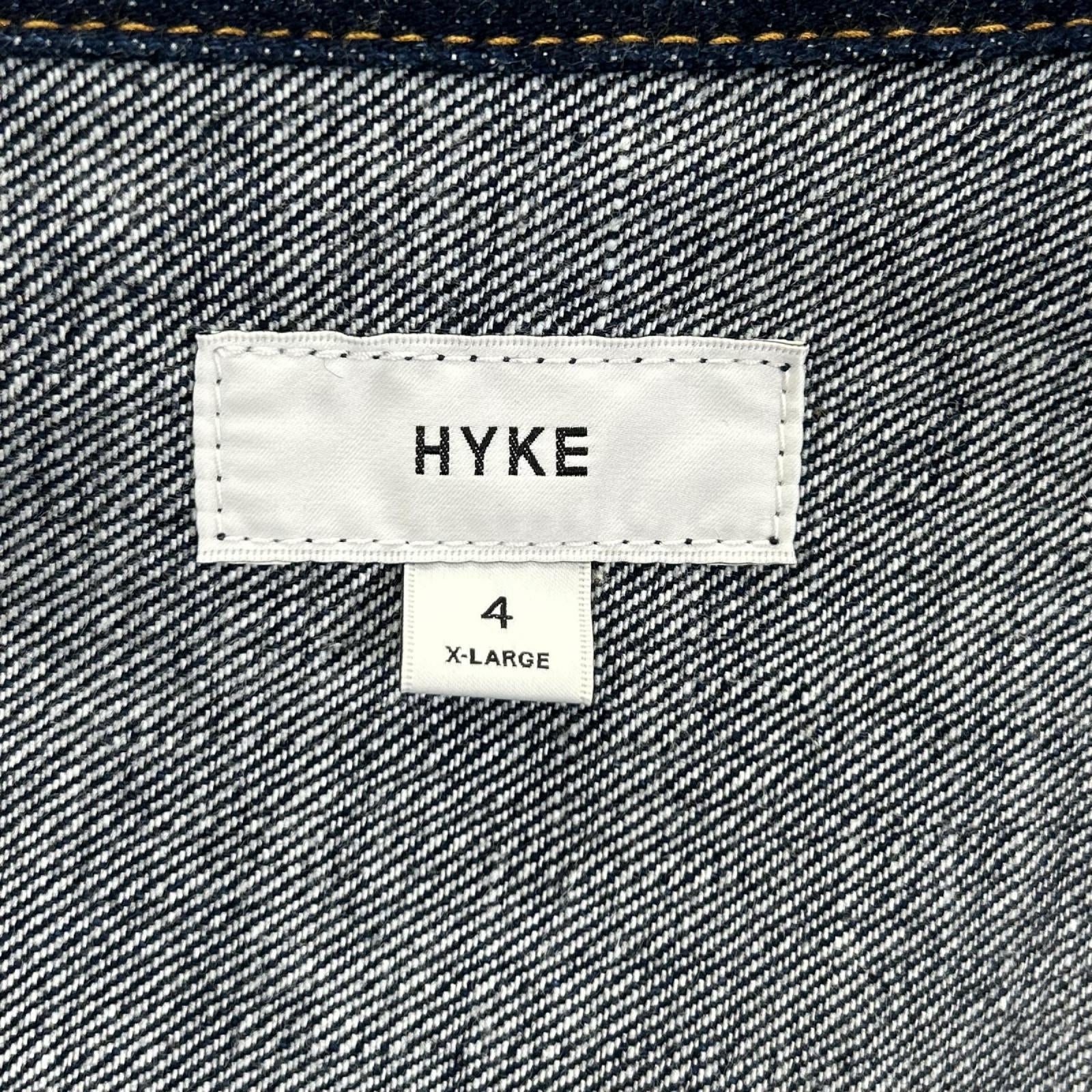 HYKE ハイク 【UNITED ARROWS別注】インディゴ ユーズドウォッシュ&ワンウォッシュ シンチバック TYPE1 DENIM JACKET/デニムジャケット ジャケット