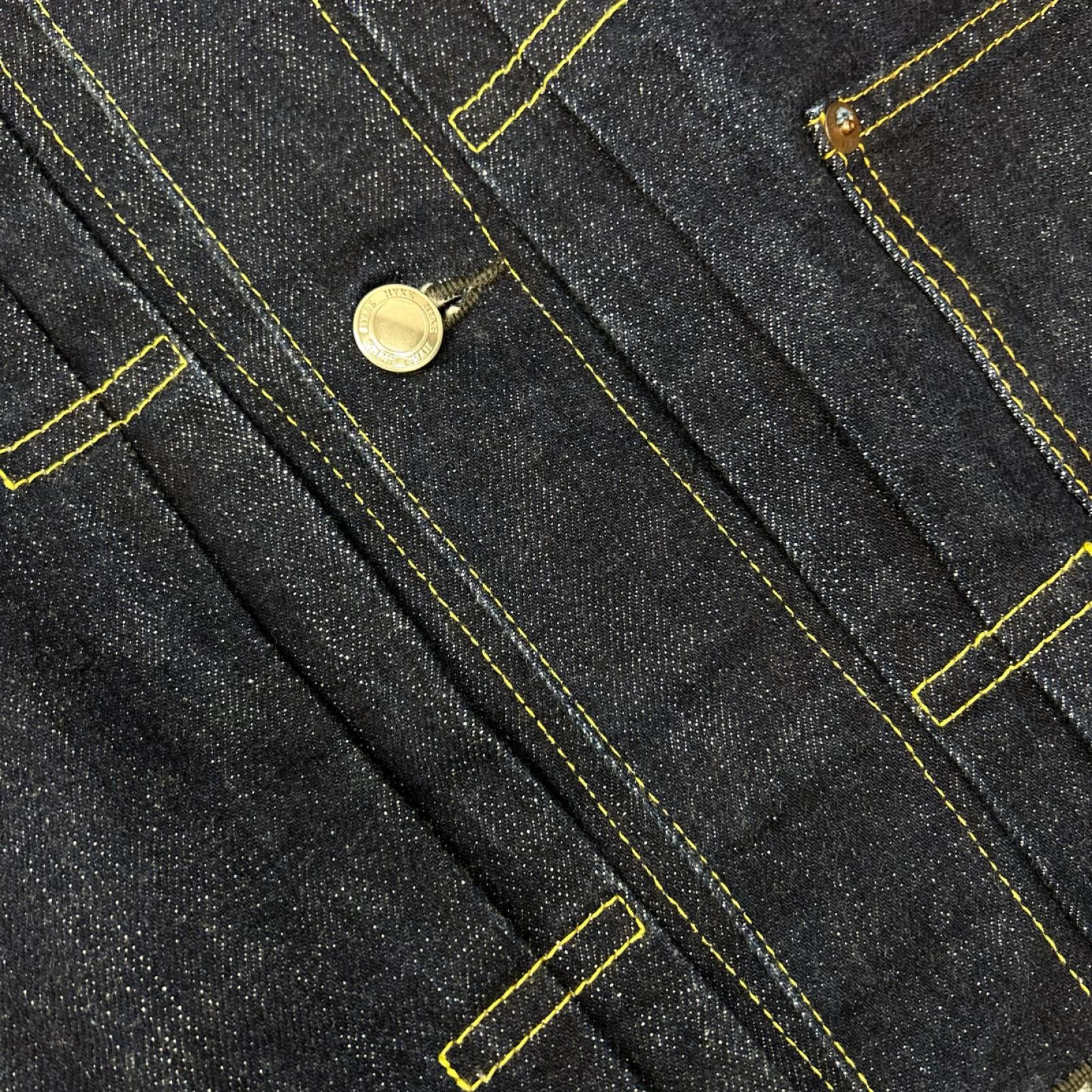 HYKE ハイク 【UNITED ARROWS別注】インディゴ ユーズドウォッシュ&ワンウォッシュ シンチバック TYPE1 DENIM JACKET/デニムジャケット ジャケット