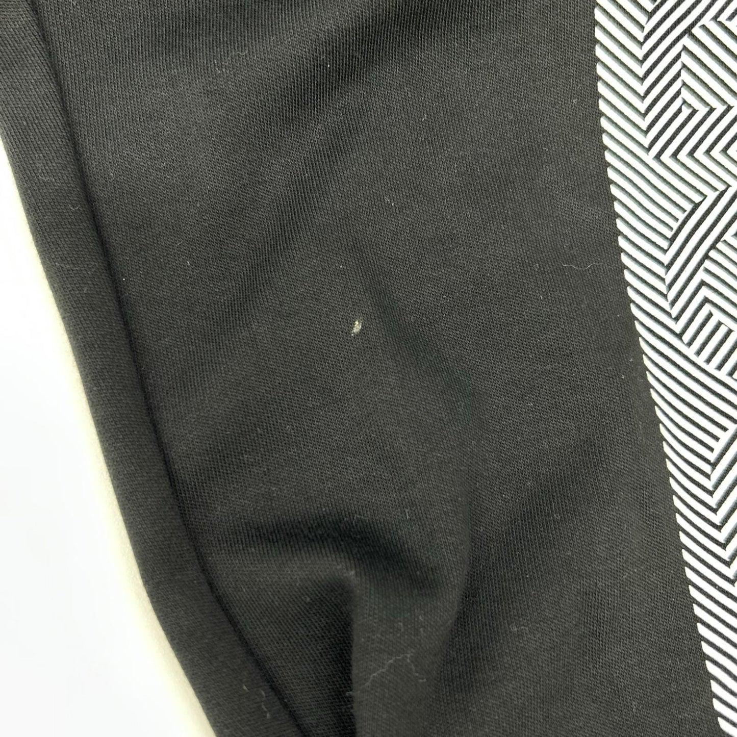 EMPORIOARMANI エンポリオアルマーニ ブラック 幾何学模様 ウエストゴム スウェットパンツ ボトムス