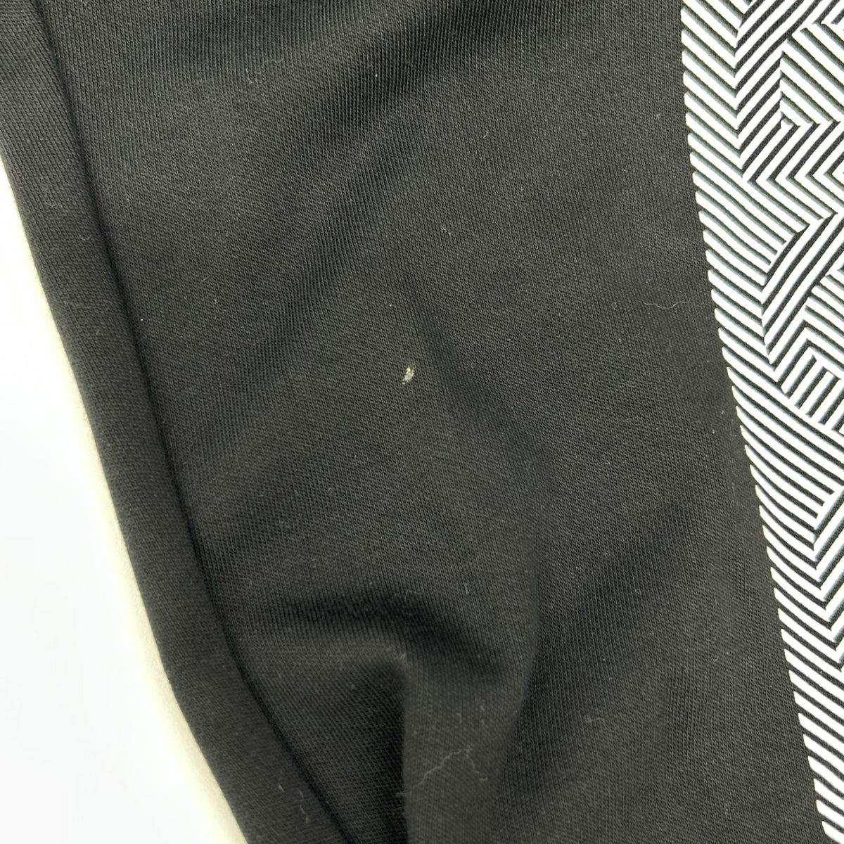 EMPORIOARMANI エンポリオアルマーニ ブラック 幾何学模様 ウエストゴム スウェットパンツ ボトムス