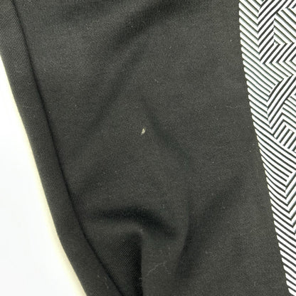 EMPORIOARMANI エンポリオアルマーニ ブラック 幾何学模様 ウエストゴム スウェットパンツ ボトムス