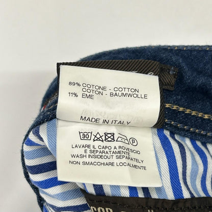 JACOB COHEN ヤコブコーエン インディゴ 620 ボタンフライ ハラコパッチ デニムパンツ ボトムス
