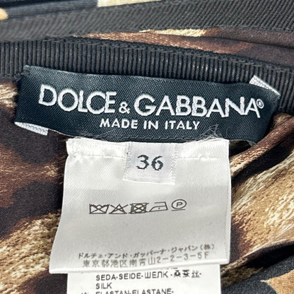 DOLCE&GABBANA ドルチェアンドガッバーナ F6TYFT ブラック サテン ビンテージローズ 花柄キャミワンピースドレス ワンピース
