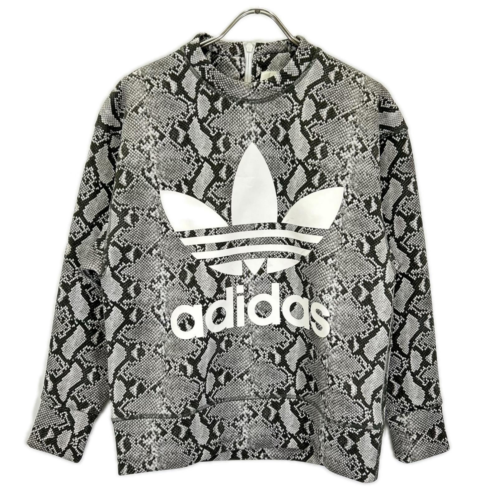 adidas Originals by HYKE アディダス オリジナルス バイ ハイク AA9009 パイソン柄 クルーネックスウェットトップス トップス