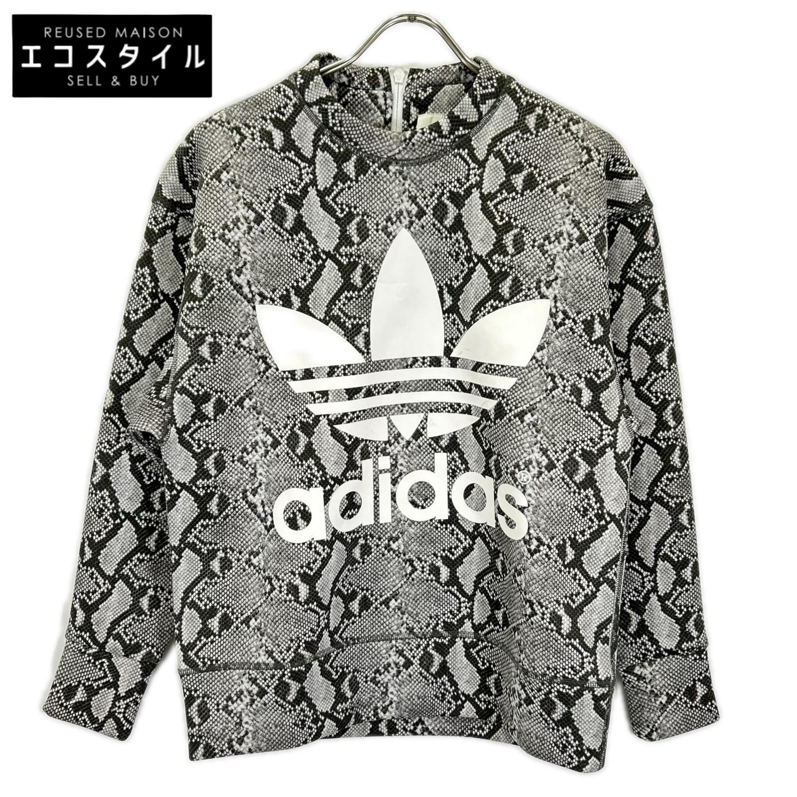 adidas Originals by HYKE アディダス オリジナルス バイ ハイク AA9009 パイソン柄 クルーネックスウェットトップス トップス