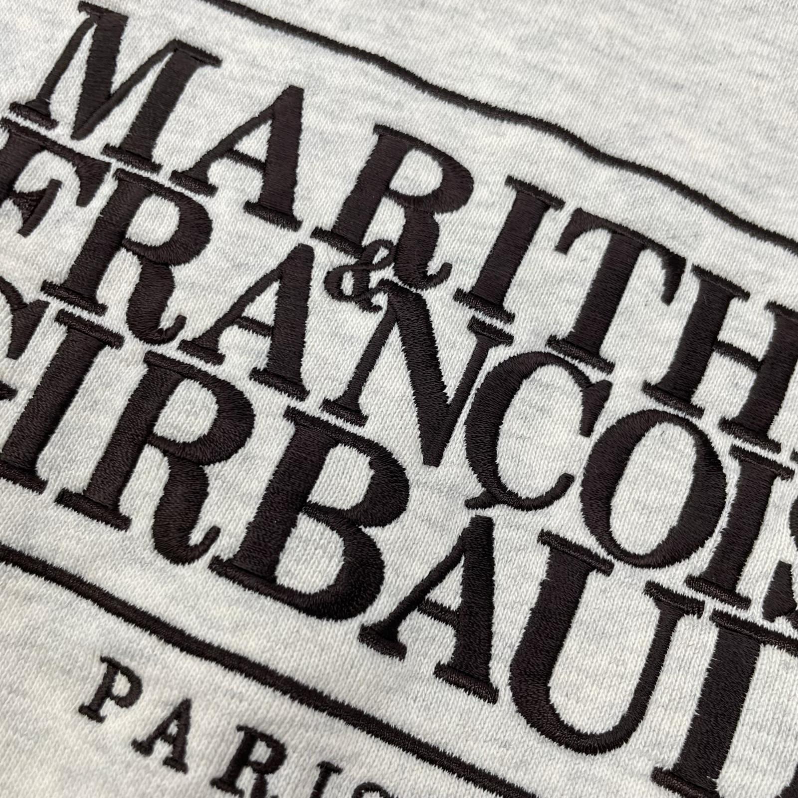 MARITHE FRANCOIS GIRBAUD マリテフランソワジルボー アイボリー クラシックロゴクロップスウェットシャツ トップス